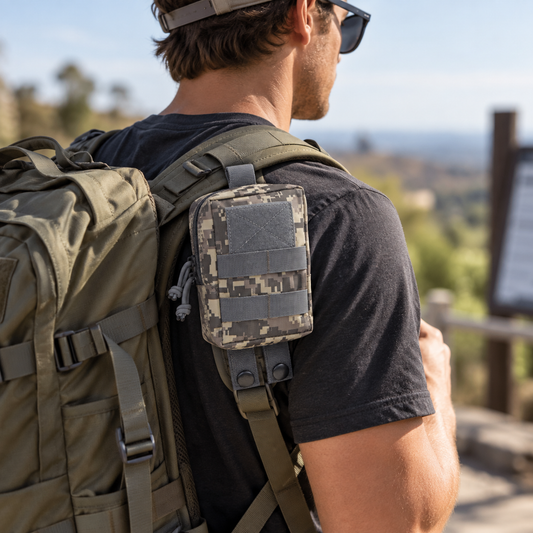 Camouflage EDC Belt Bag | Tactical Commuter Pouch