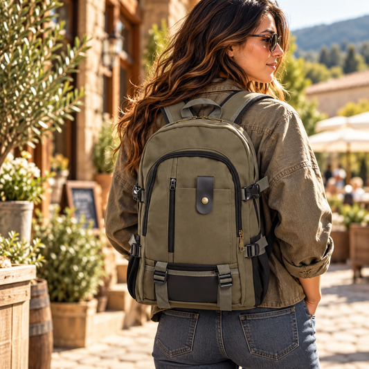 Men's Canvas Backpack | Student & Everyday Rucksack