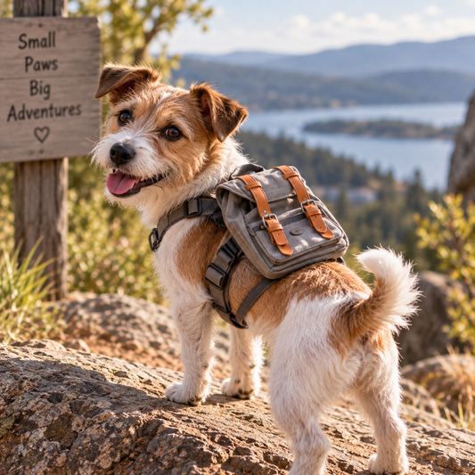 Retro Dog Backpack Carrier | Adjustable Pet Travel Backpack